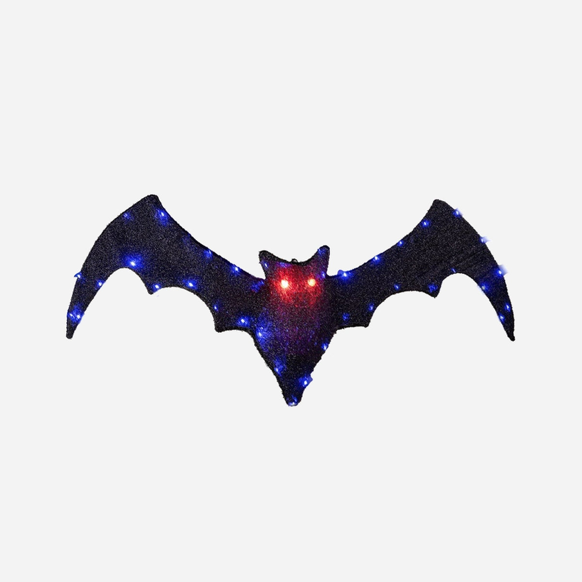 Suspension chauve souris géante lumineuse noire 115 × 52 cm