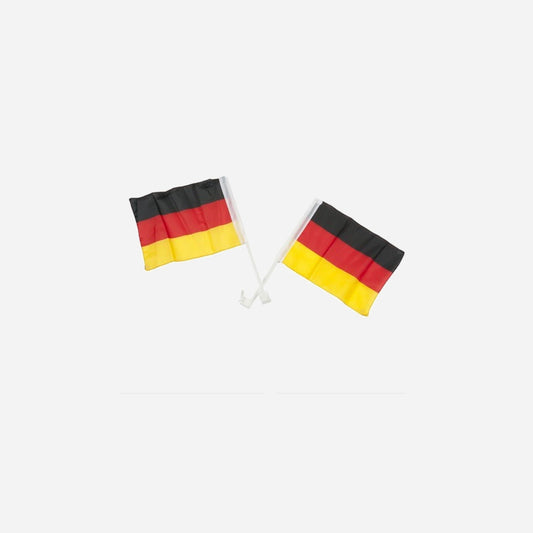 Lot de drapeaux pour voiture Allemagne 20 × 30 cm