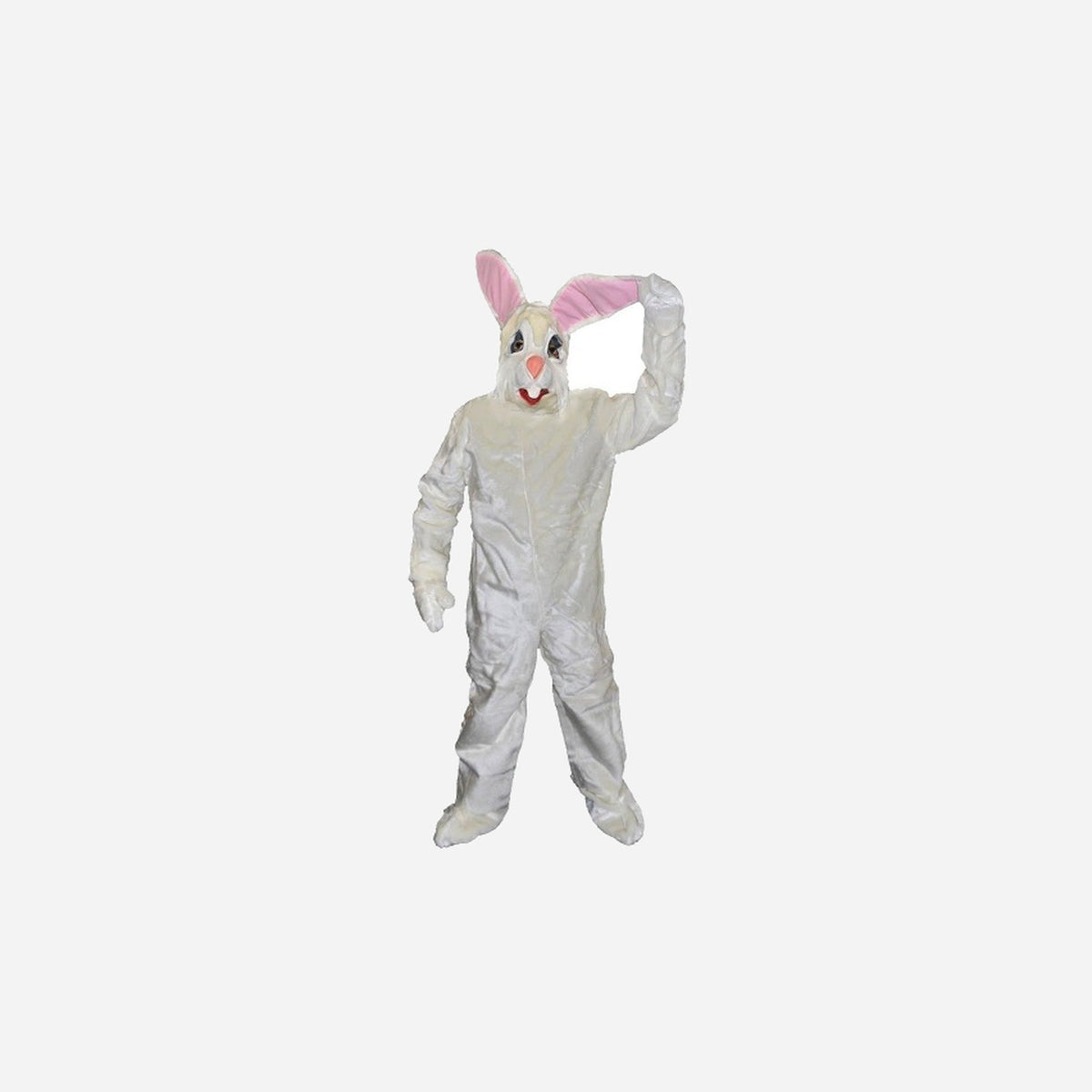 Déguisement mascotte de lapin blanc Taille unique