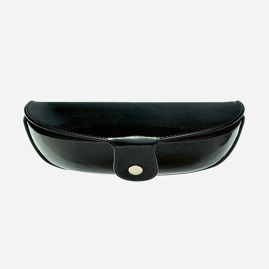 Étui pour lunettes noir brillant