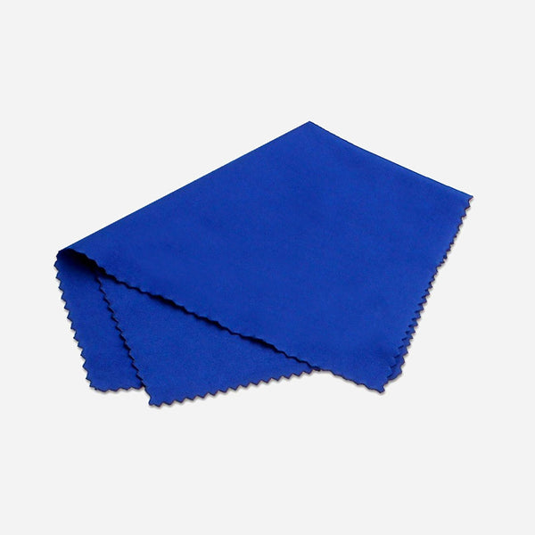 Chiffon tissus microfibres pour lunettes bleu