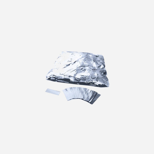 Confettis de scène rectangle 1 Kg argent Slowfall