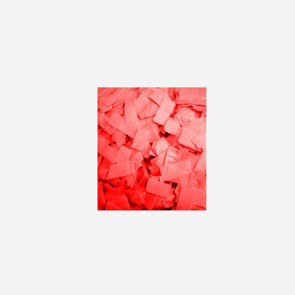 Confettis de scène rectangle 1 Kg rouge Slowfall