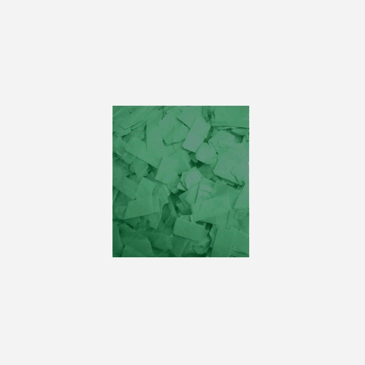 Confettis de scène rectangle 1 Kg vert Slowfall