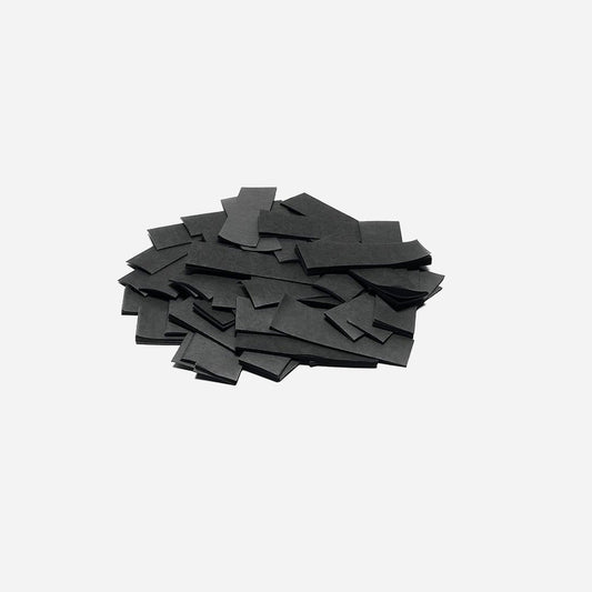 Confettis de scène rectangle 1 Kg noir Slowfall
