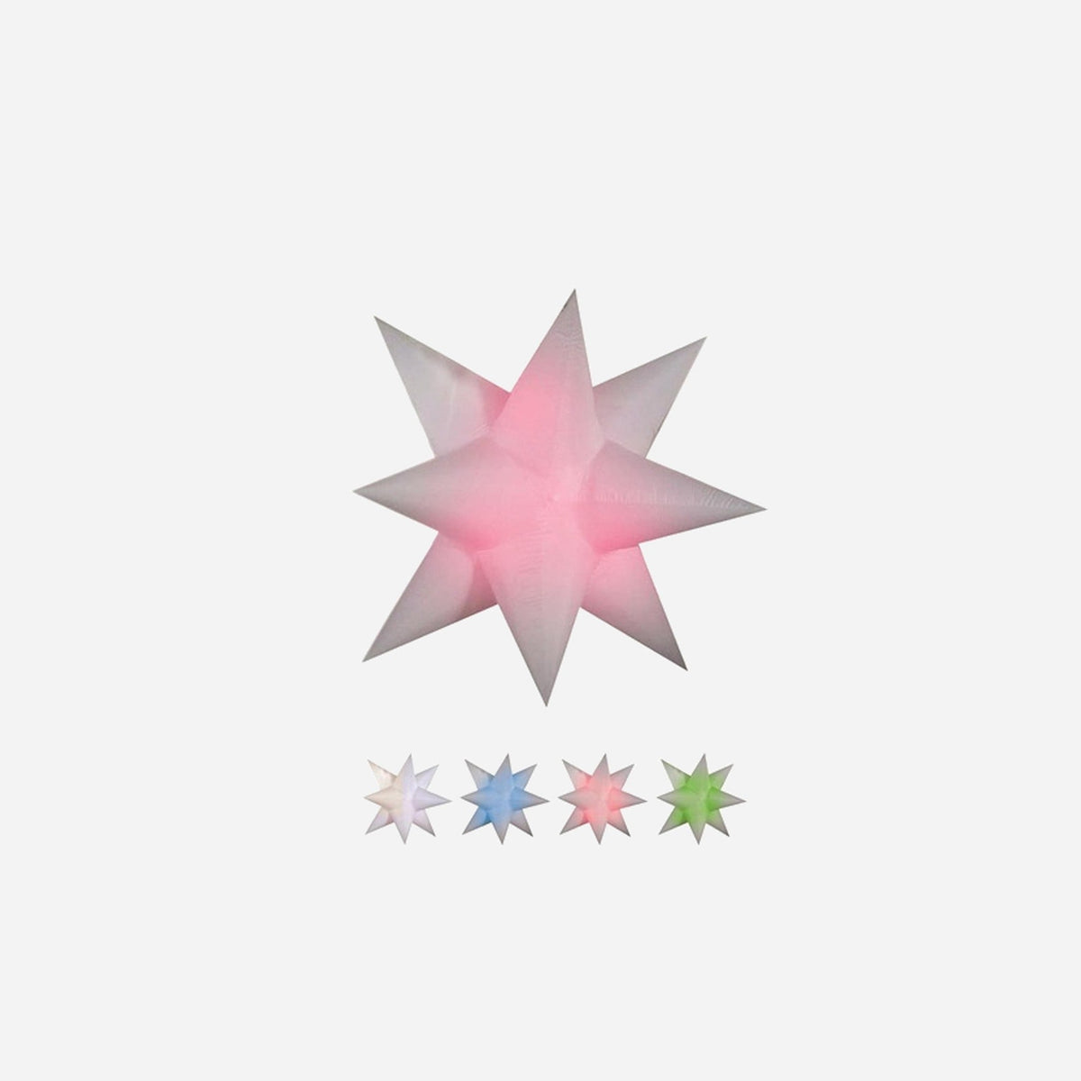 Étoile gonflable - Star 2 m with remote controle and LED light