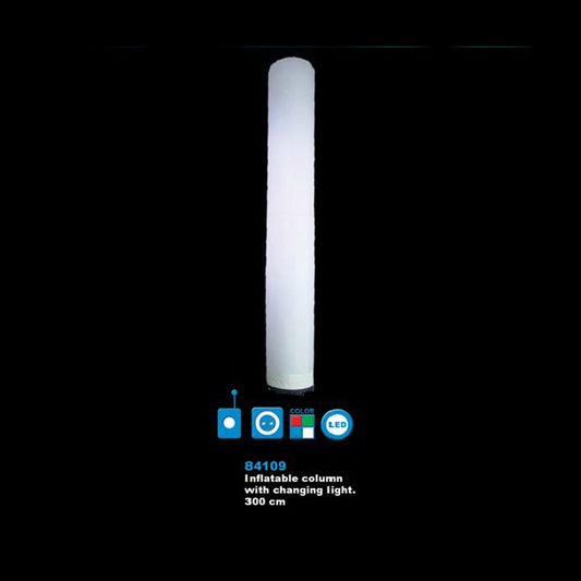 Colonne gonflable - column 3 m with remote and LED