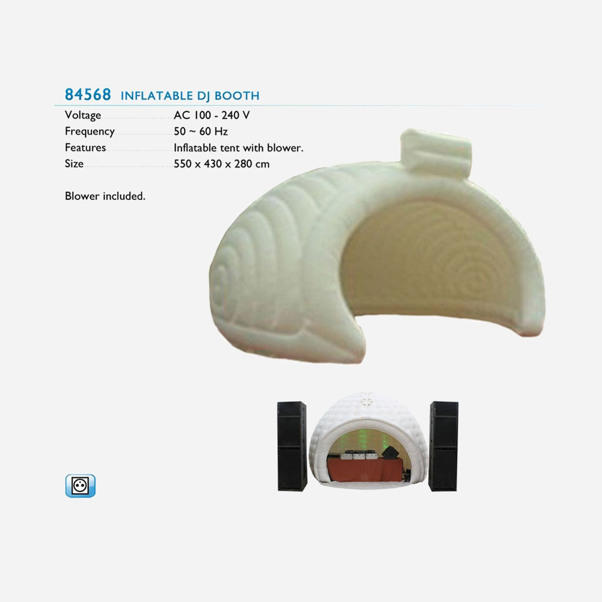 Igloo gonflable pour DJ