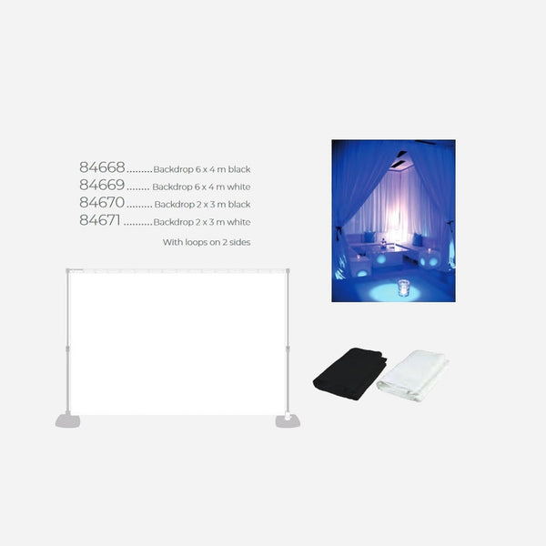 Décoration toile de fond Lounge blanc 6 × 4 m