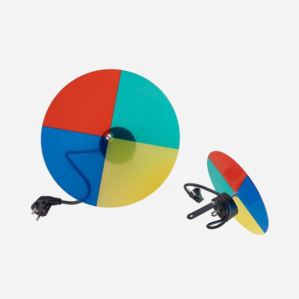 Disque couleur motorisé pour LED Pinspot 220V 18 cm