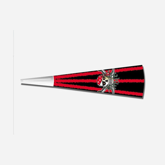 Red Pirate lot de 6 cornes 19 cm