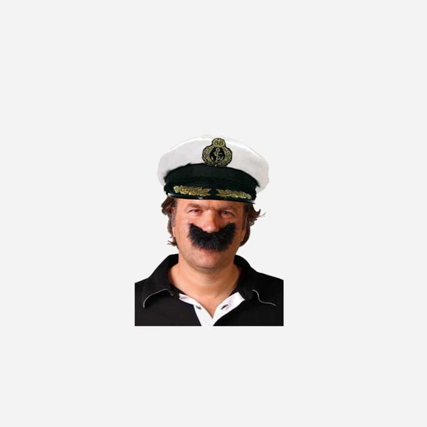 Casquette de capitaine à ornements fantaisie