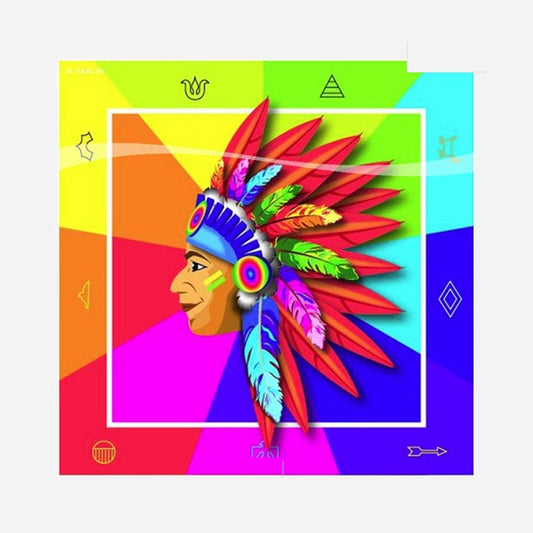 Indien lot de 20 serviettes en papier