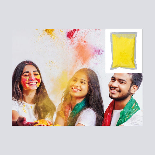 Sachet de poudre Holi jaune 200 g