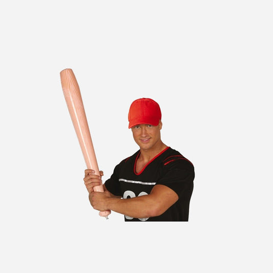 Batte de baseball gonflable effet bois 70 cm