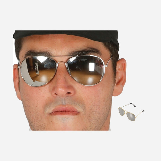 Lunette fantaisie aviateur pilote assorti adulte