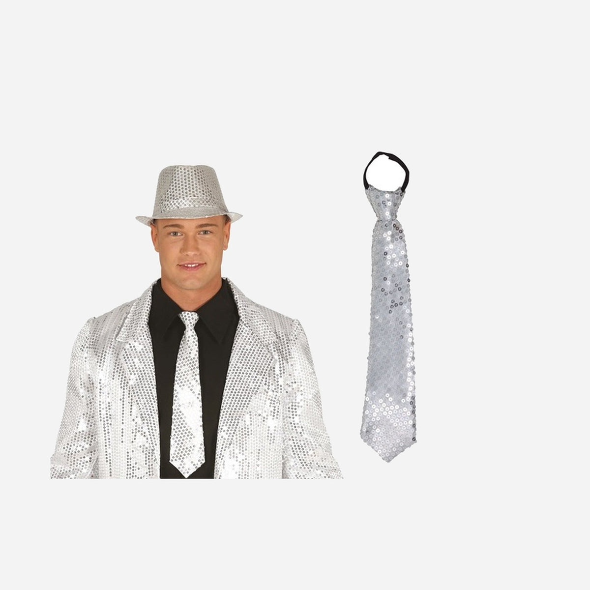 Cravate à sequins