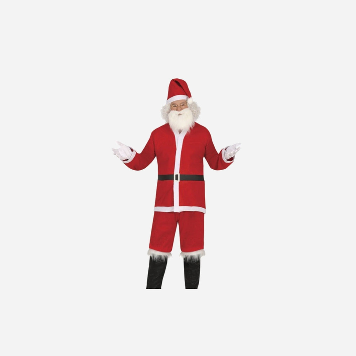 Déguisement de Père Noël feutrine 5 pièces homme
