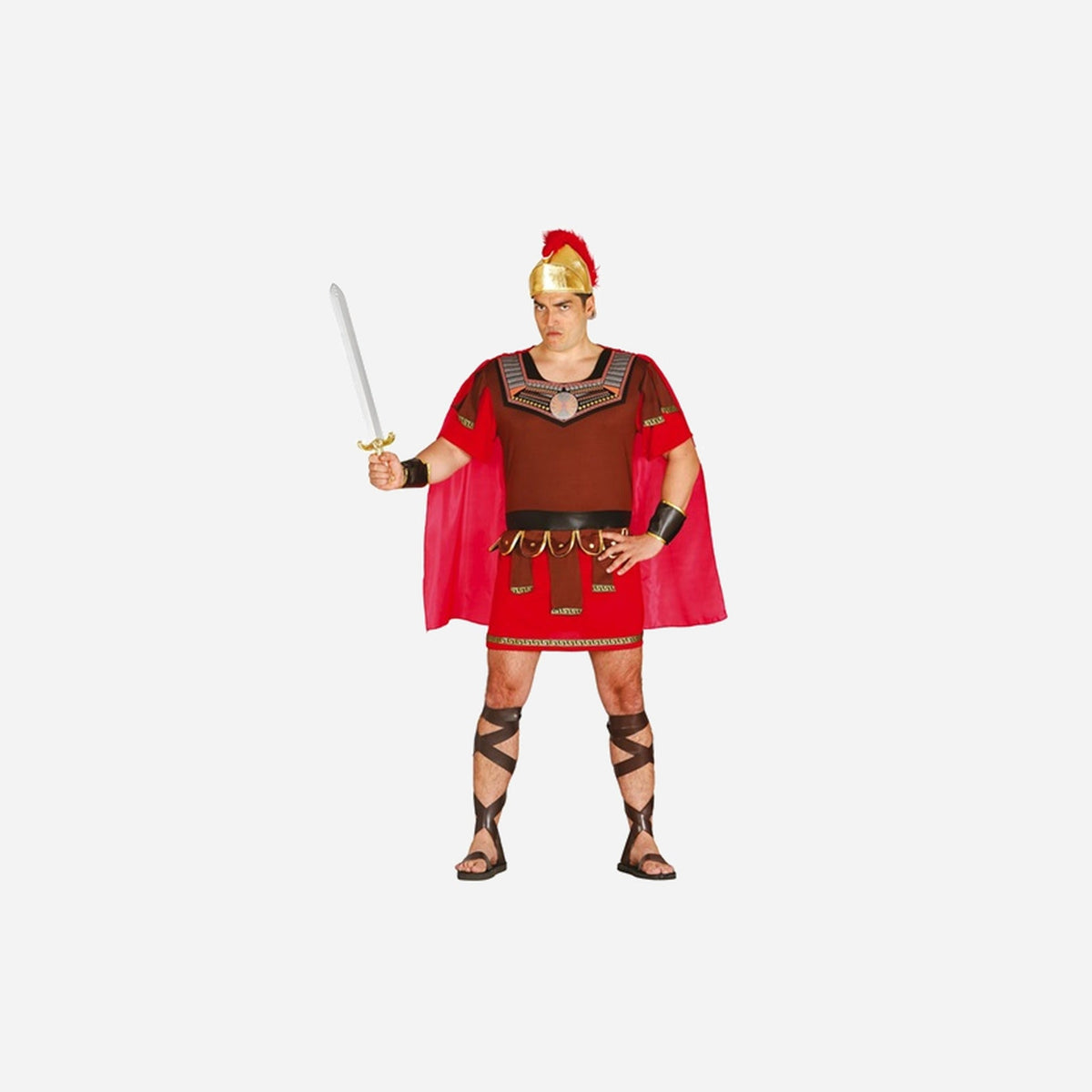 Déguisement de légionnaire marron rouge 2 pièces homme