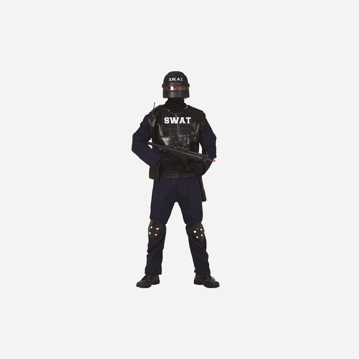 Déguisement de policier swat 5 pièces homme