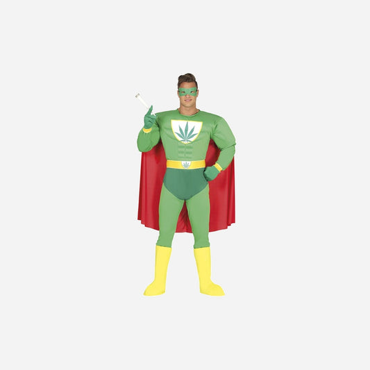 Déguisement gag Captain cbd vert 6 pièces