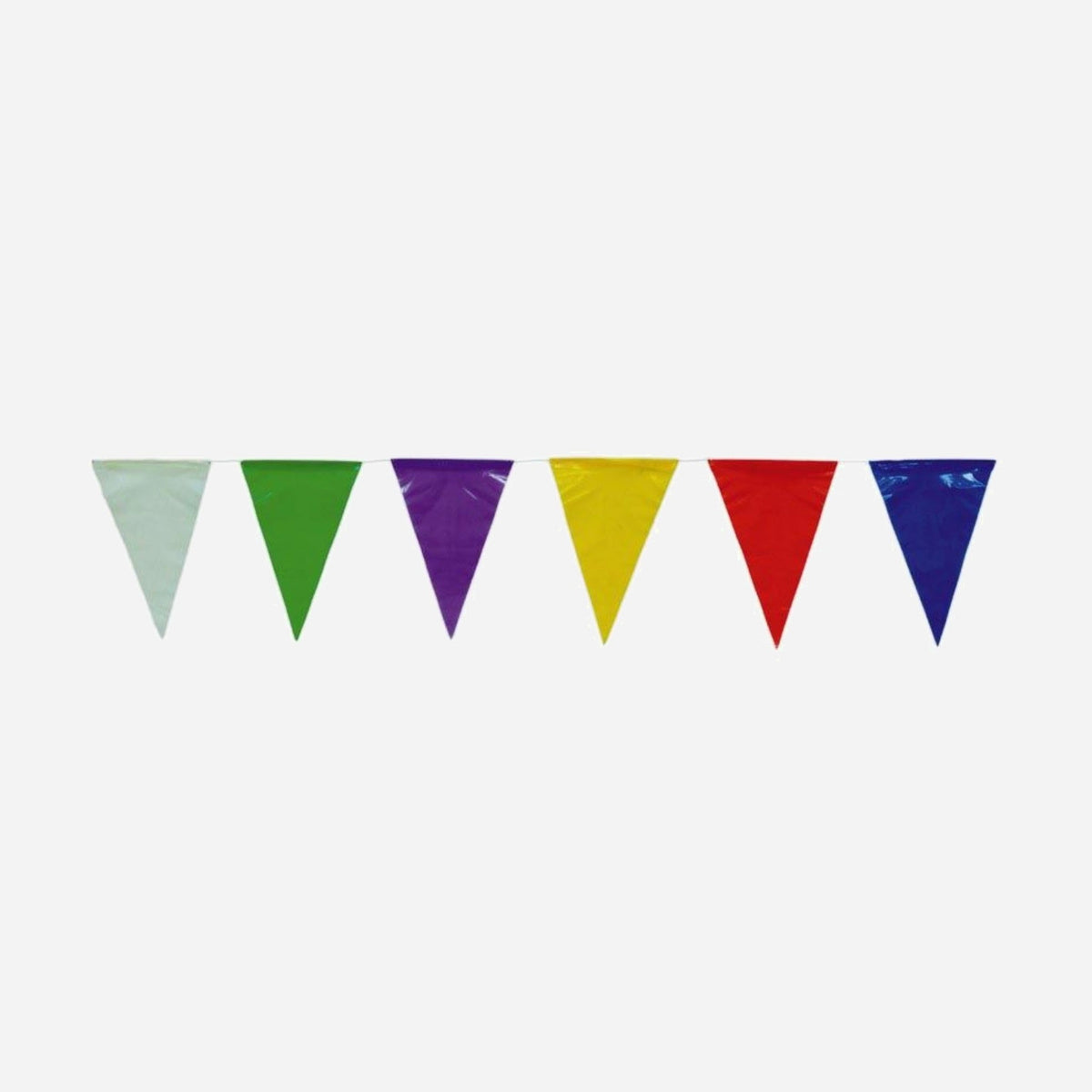 Guirlande fanions 30 × 20 cm multicolores 50 m