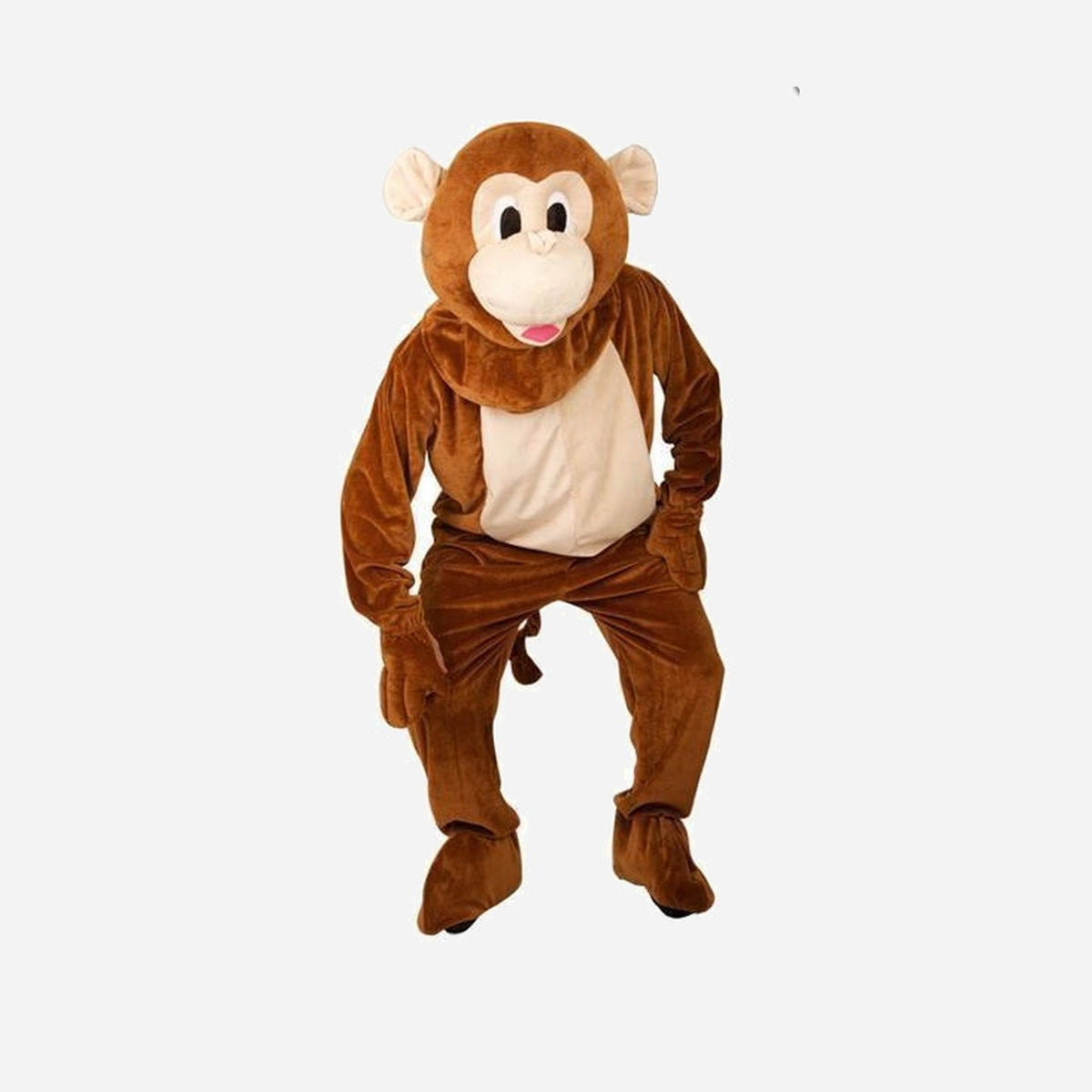 Déguisement mascotte de singe adulte