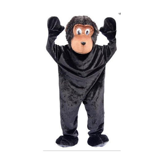 Déguisement mascotte de singe en peluche adulte