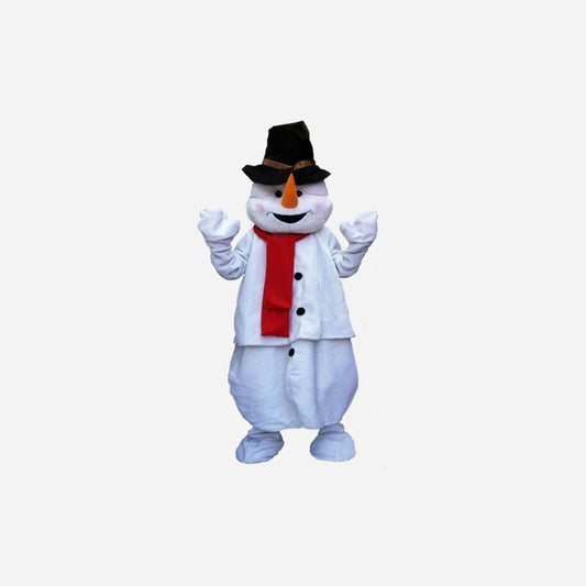 Déguisement mascotte bonhomme de neige