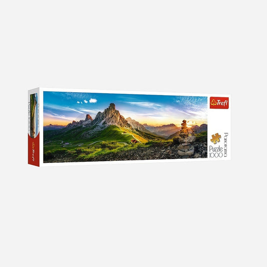 Puzzle motif "col du Giau Dolomites" 1000 pièces adulte 97 × 34 cm