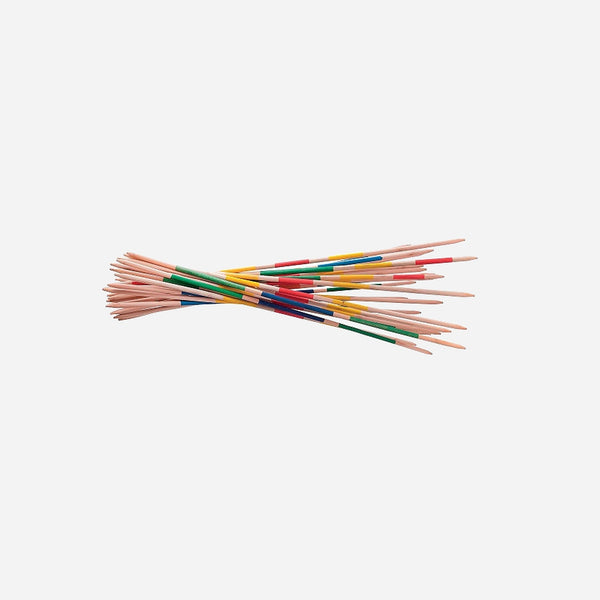 Mikado géant en bois fsc 25 pièces 80x1.2 cm