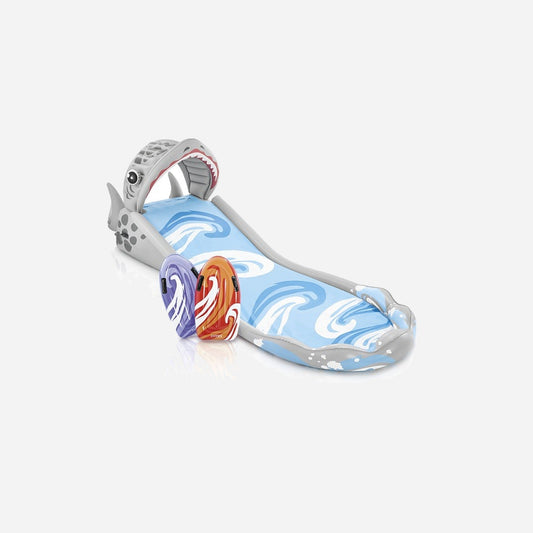 Toboggan géant "Surf 'n Slide" motif requin 460x168 × 157 cm