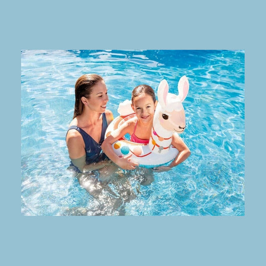 Bouée gonflable avec tête animal 56 cm