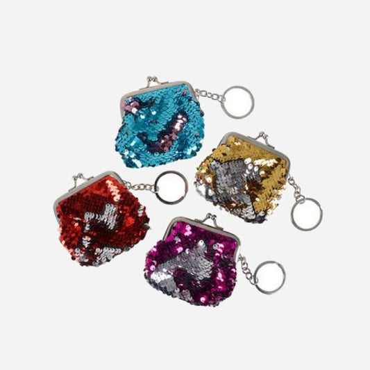 Porte-clefs porte-monnaie sirène assorti 9 cm