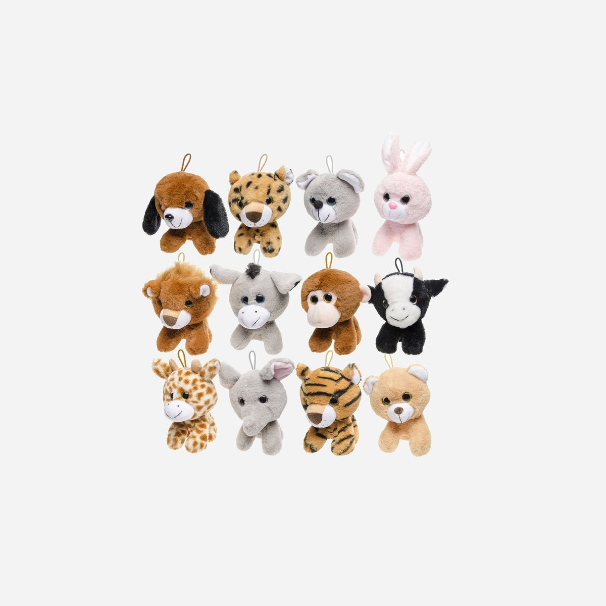 Peluche animaux divers assorti 20 cm