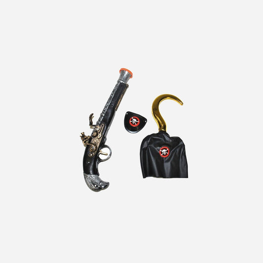 Set accessoires pirate 3 pièces
