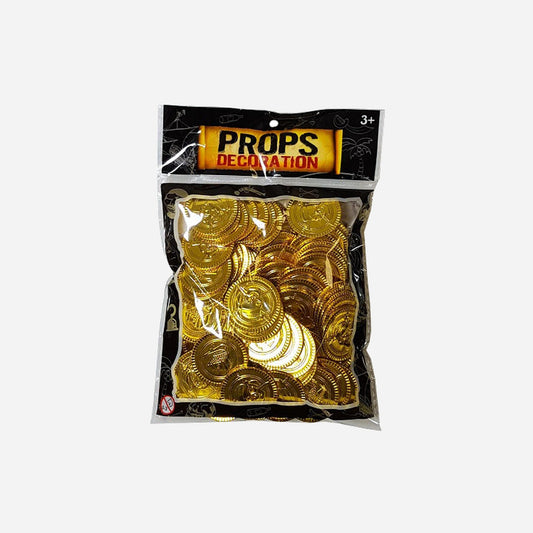 Lot de 100 pièces doublon de pirate