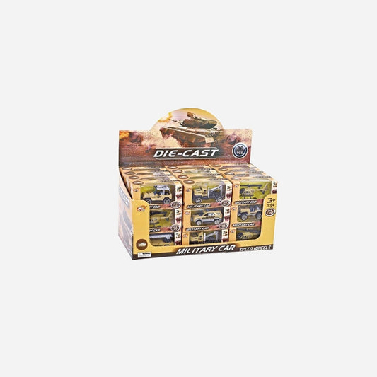 Véhicule militaire "Die Cast" assorti 7 cm