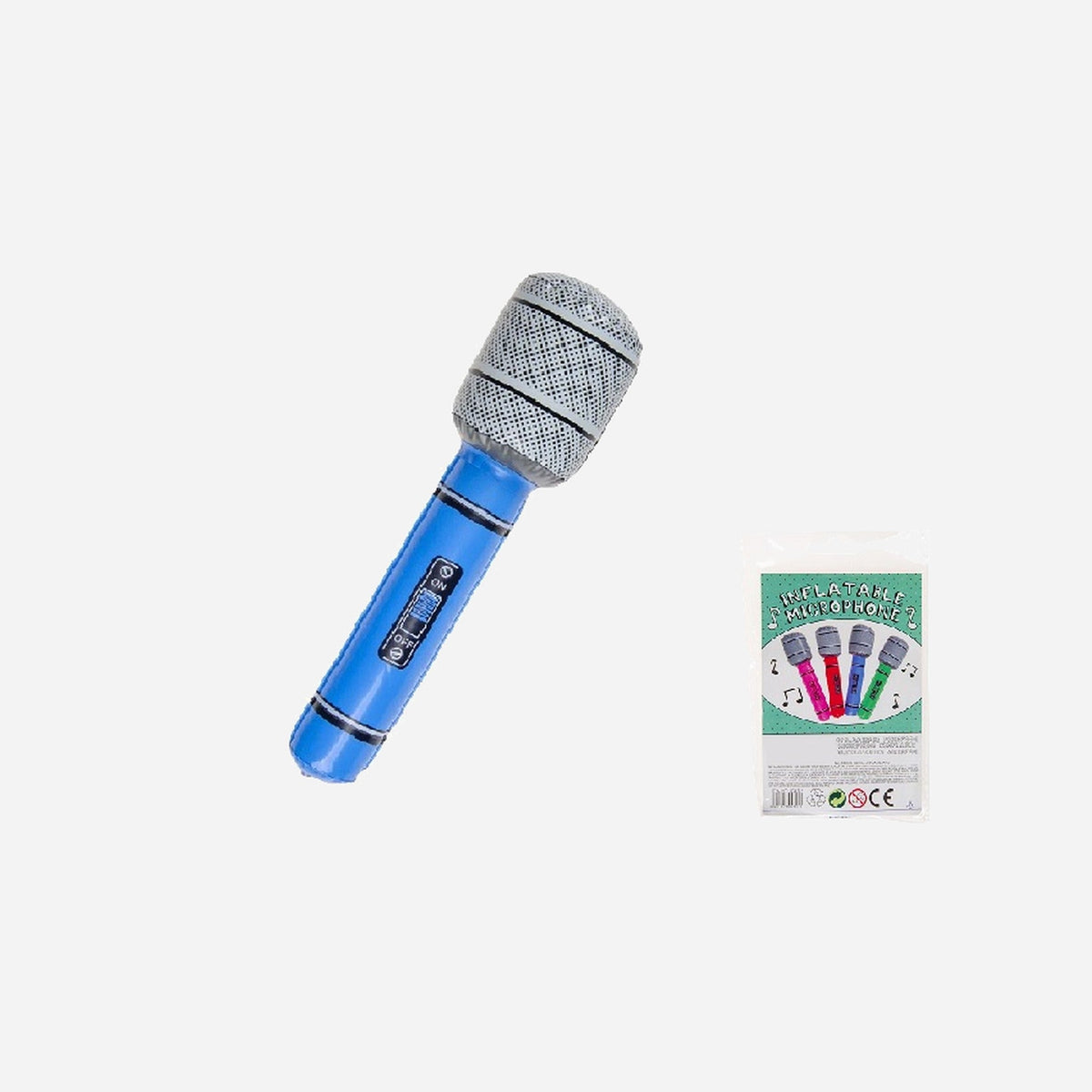 Microphone gonflable assorti 25 cm