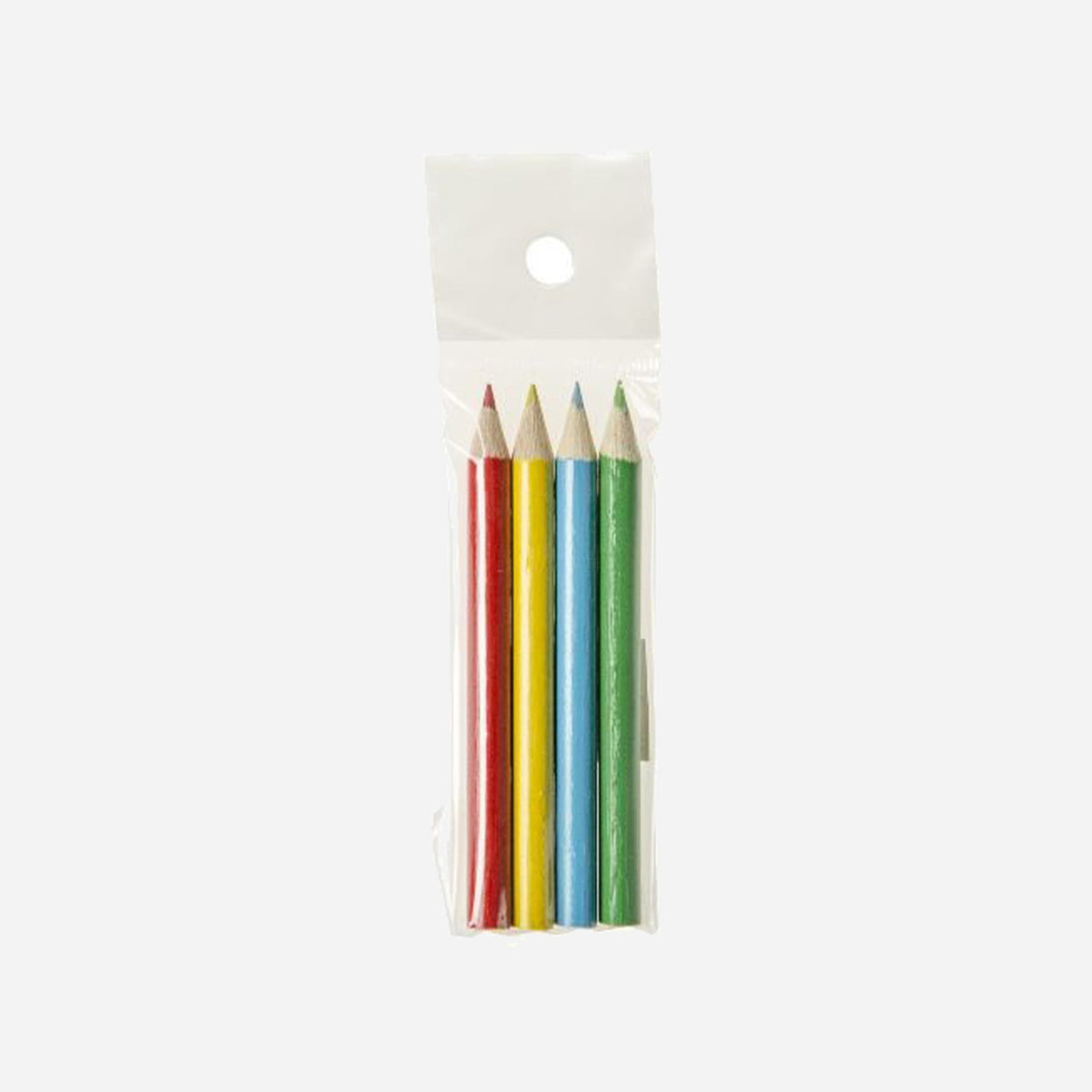 Lot de 4 crayons de couleurs 9 cm