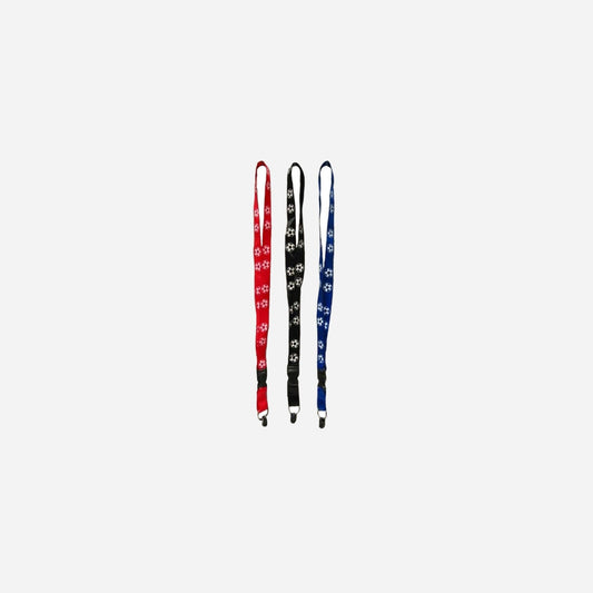 Porte clefs lanyard/tour de cou football assorti