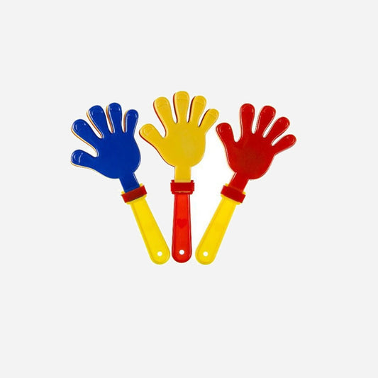 Clap clap mains assorti 15 cm
