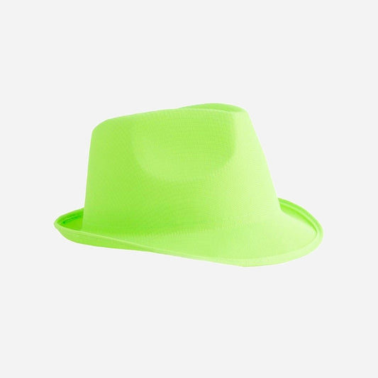 Chapeau trilby Event vert fluo adulte