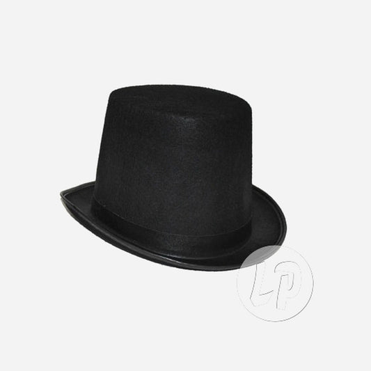Chapeau haut de forme noir 15 cm