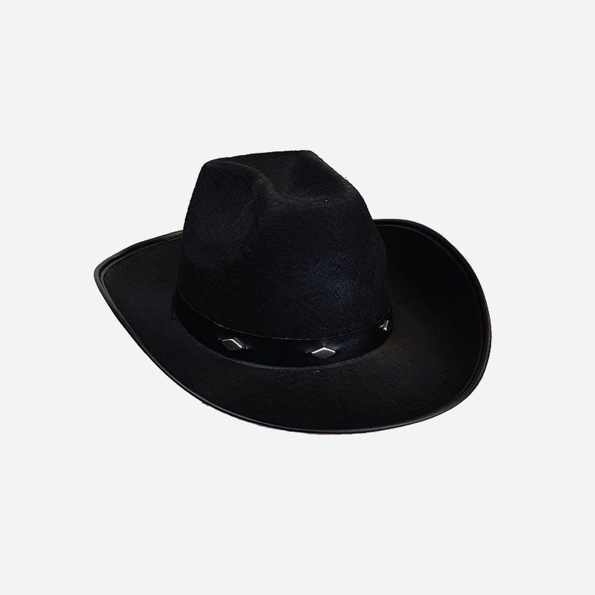 Chapeau cowboy feutrine pour enfant noir
