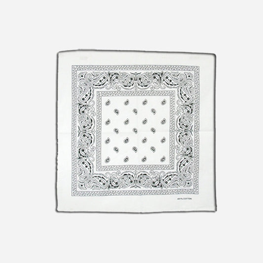 Bandana style cachemire blanc