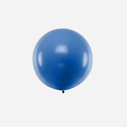 Ballon rond géant bleu 35 g 90 cm