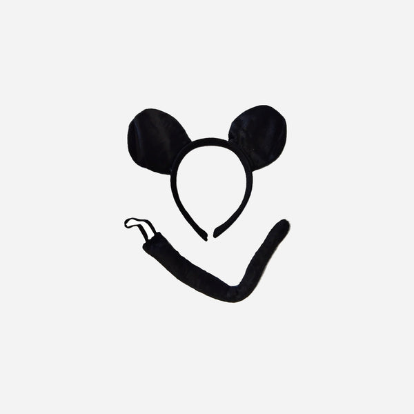 Set déguisement de souris noir