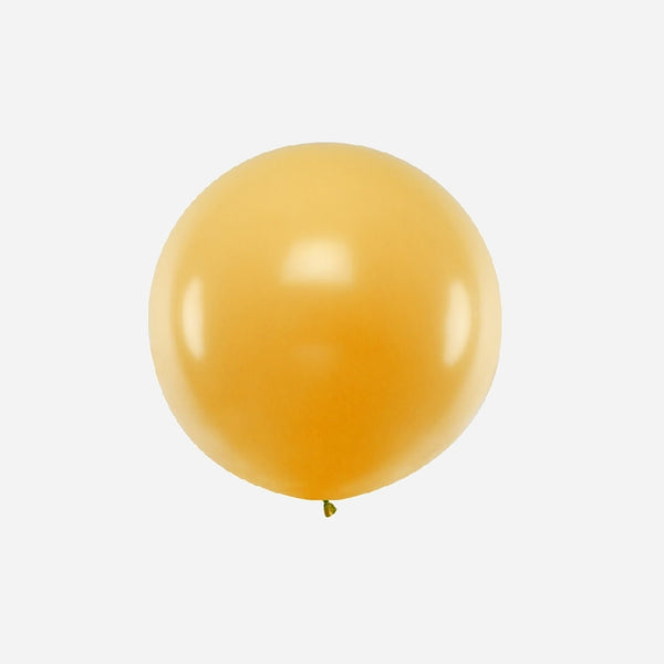 Ballon rond géant or 35 g 90 cm