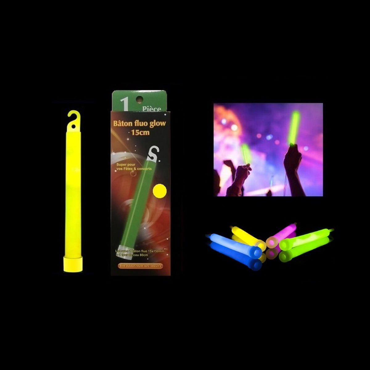 Bâton fluo 15x150 mm